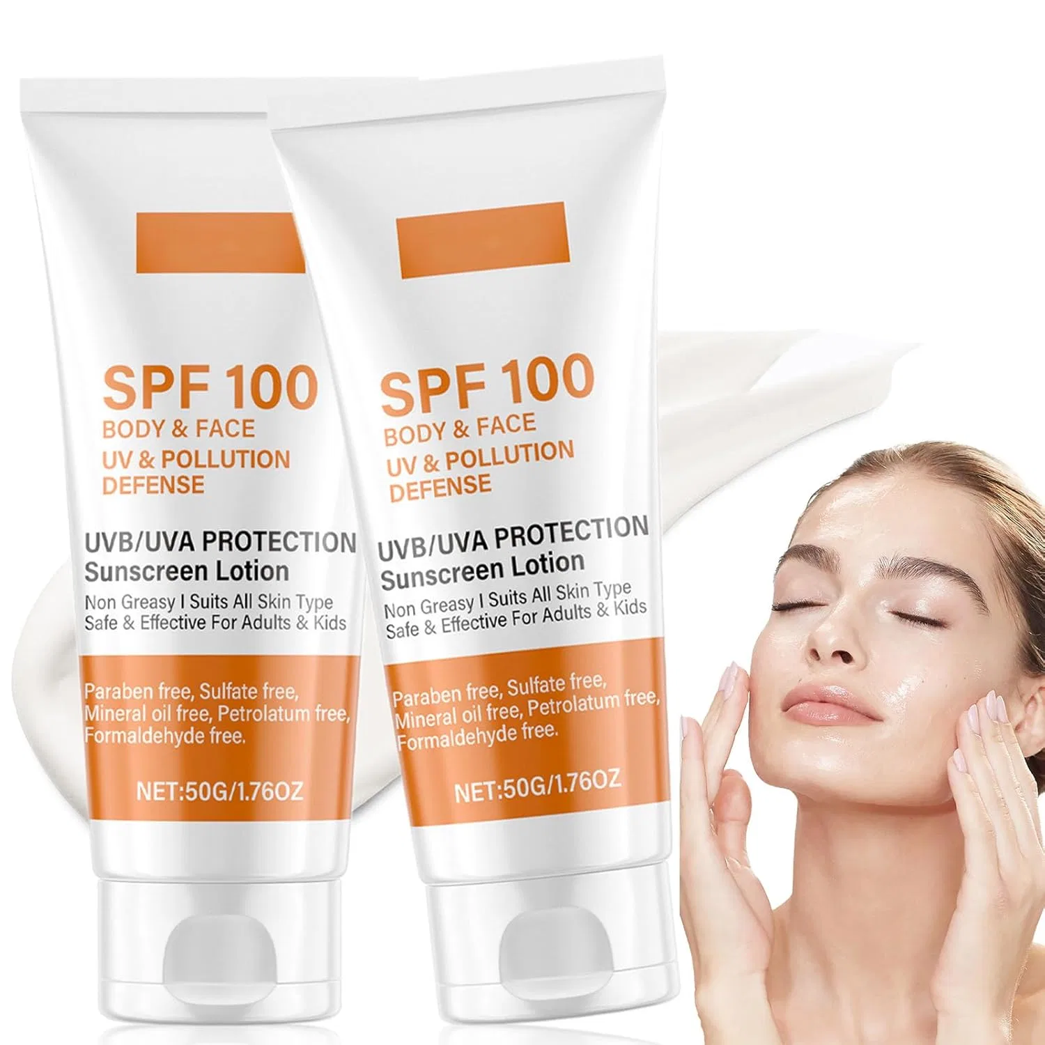 Солнцезащитный крем SPF 100 для лица и тела Muiefe