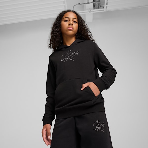 

Толстовка для больших детей Puma Essentials Script, черный