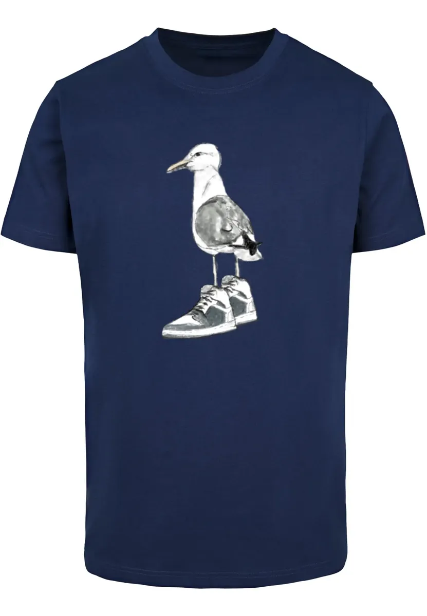 

Футболка Mister Tee "Mister Tee Мужская футболка с кроссовками Seagull" Mistertee, синий