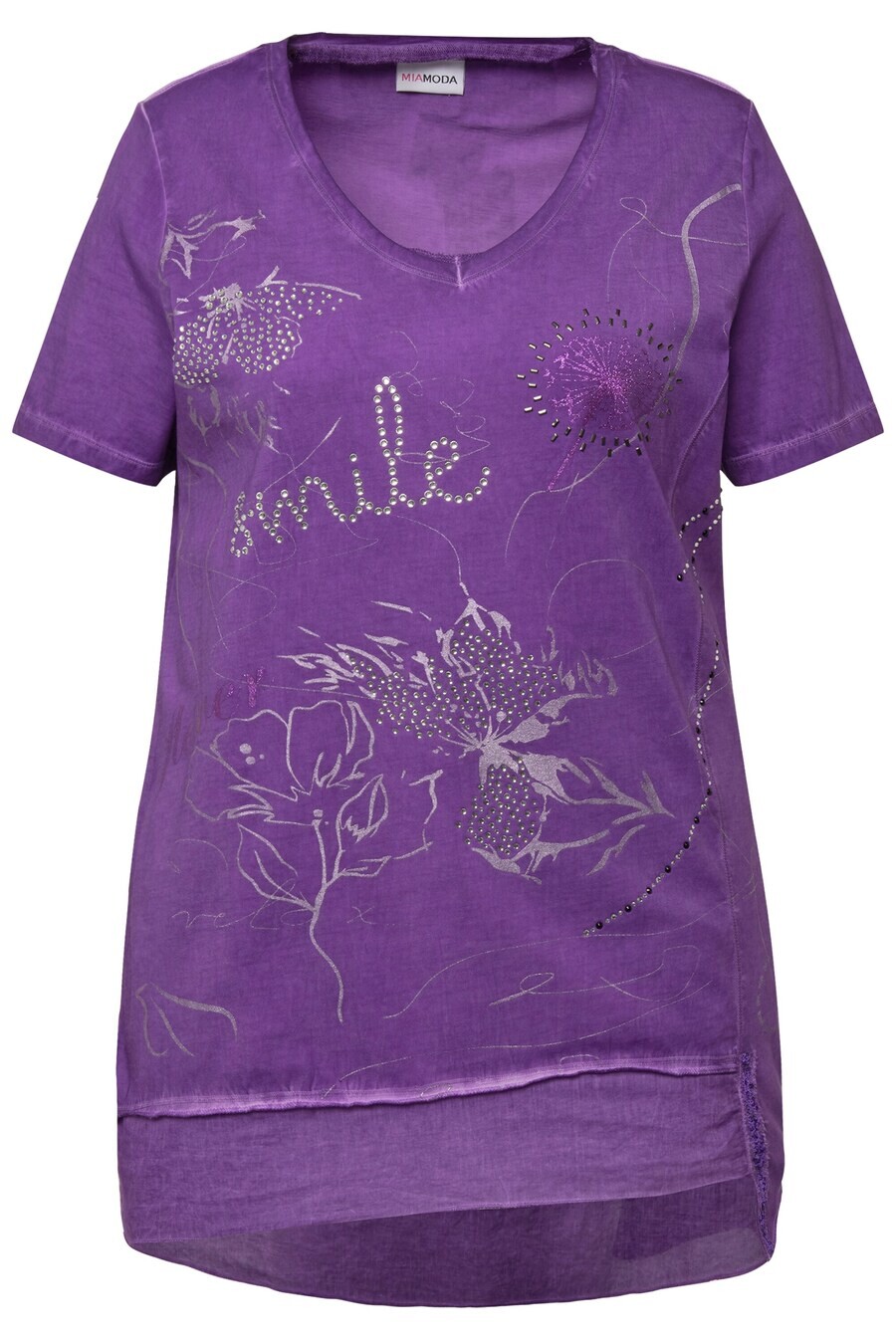 

Футболка MIAMODA Shirt, фиолетовый