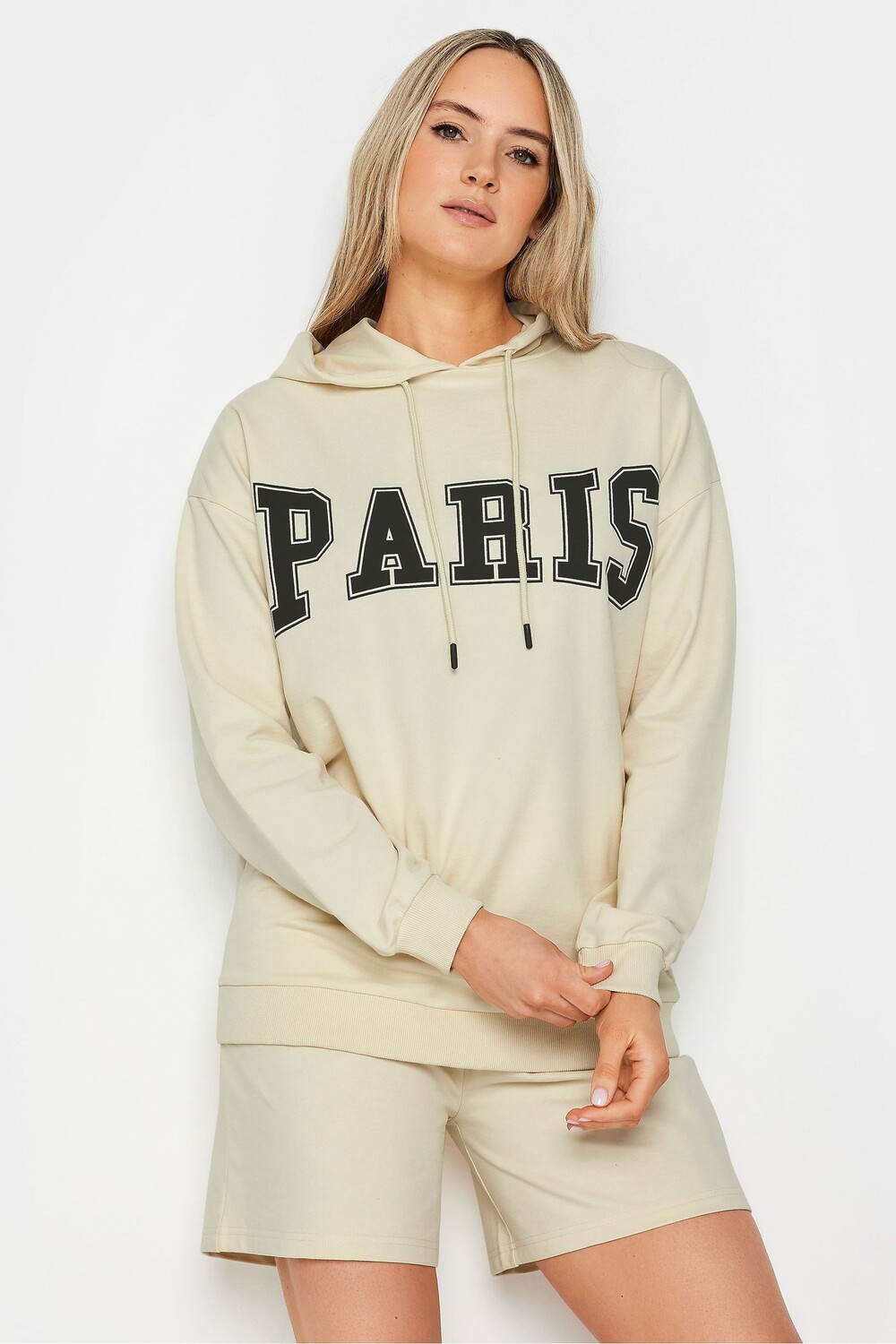 

Толстовка Paris с надписью Long Tall Sally, бежевый