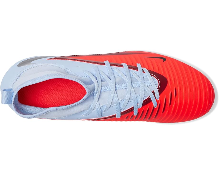 Кроссовки Nike Phantom 6 High Club, цвет Royal Tint/Bright Crimson — фото 2