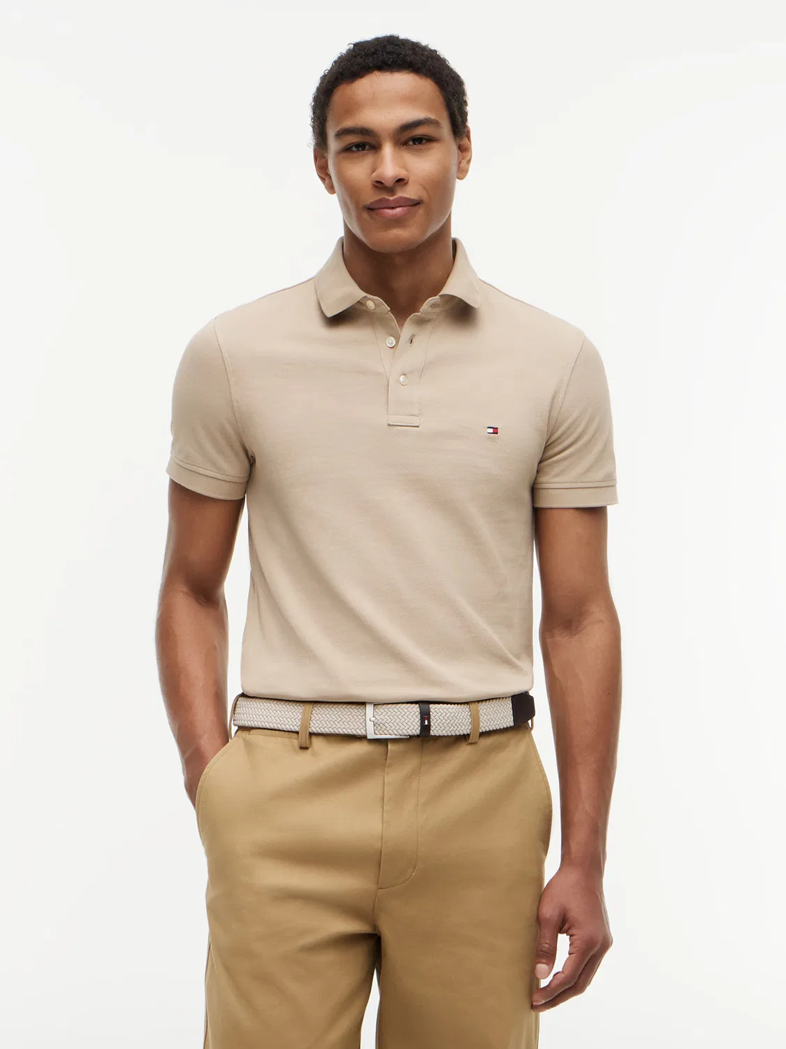 Рубашка 'CORE 1985' Tommy Hilfiger, Beige — фото 3