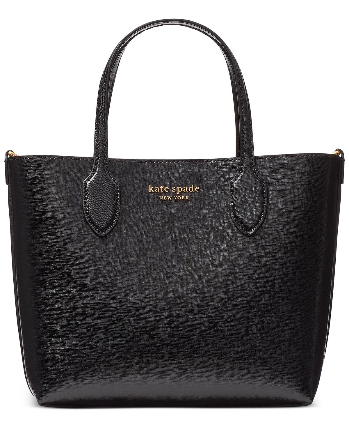 

Маленькая сумка через плечо Bleecker из сафьяновой кожи kate spade new york, черный