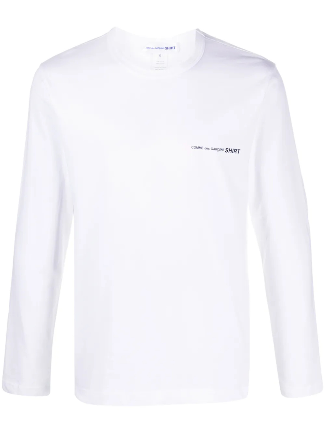 

Comme Des Garçons Shirt футболка с длинными рукавами и логотипом, белый
