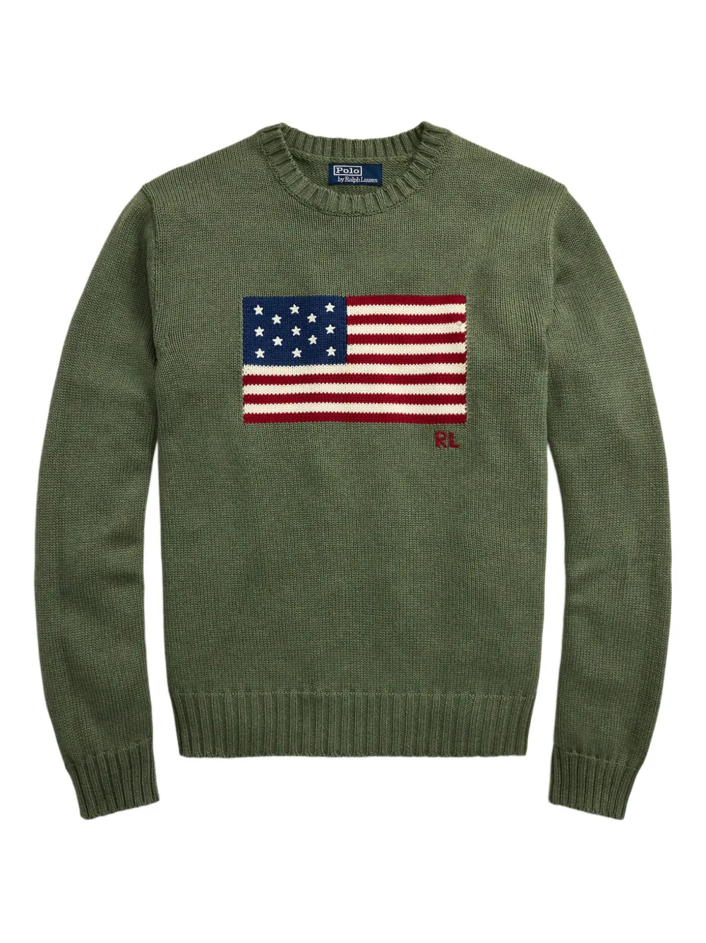 

Свитер с вышивкой POLO RALPH LAUREN, зеленый