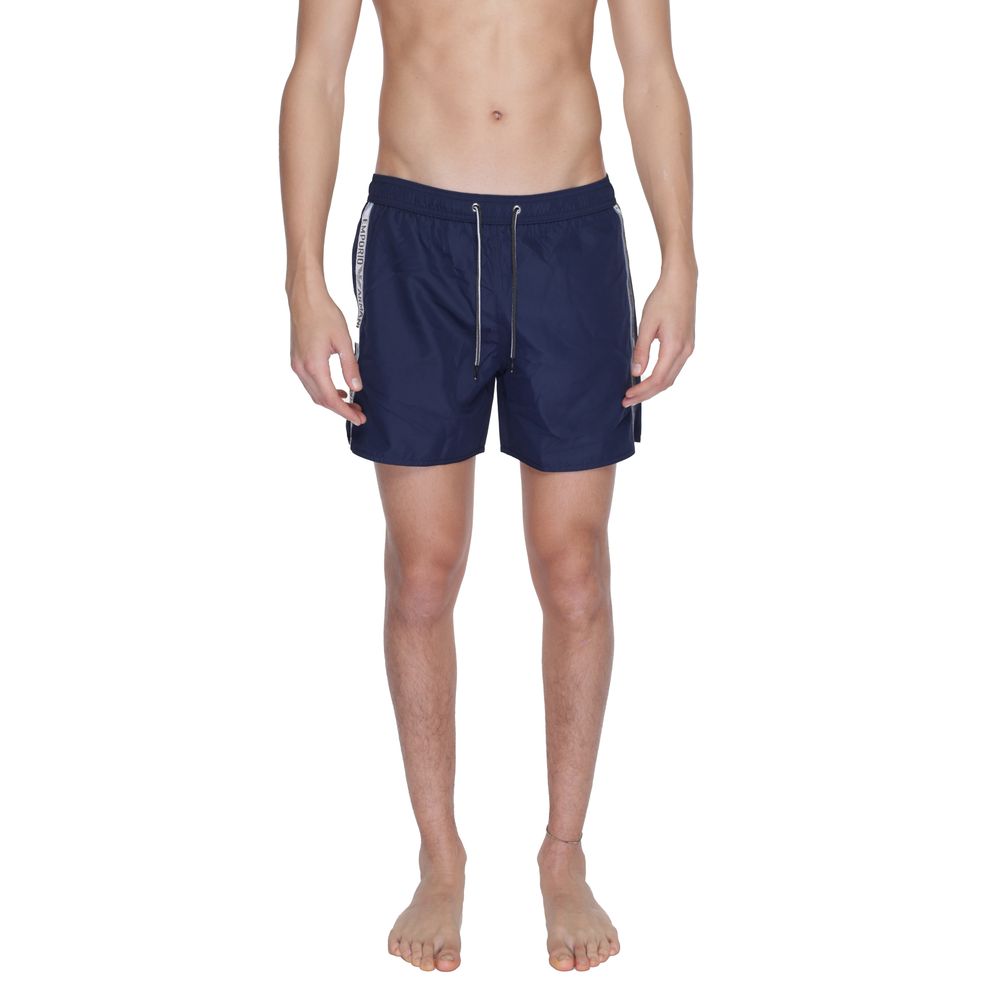 

Синий полиэстеровый купальник Emporio armani underwear