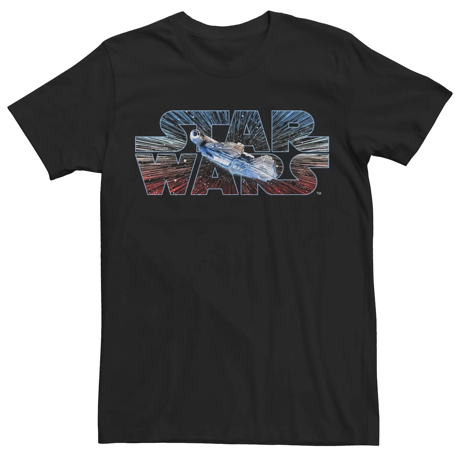 

Мужская футболка с логотипом Last Jedi Falcon Lightspeed Star Wars