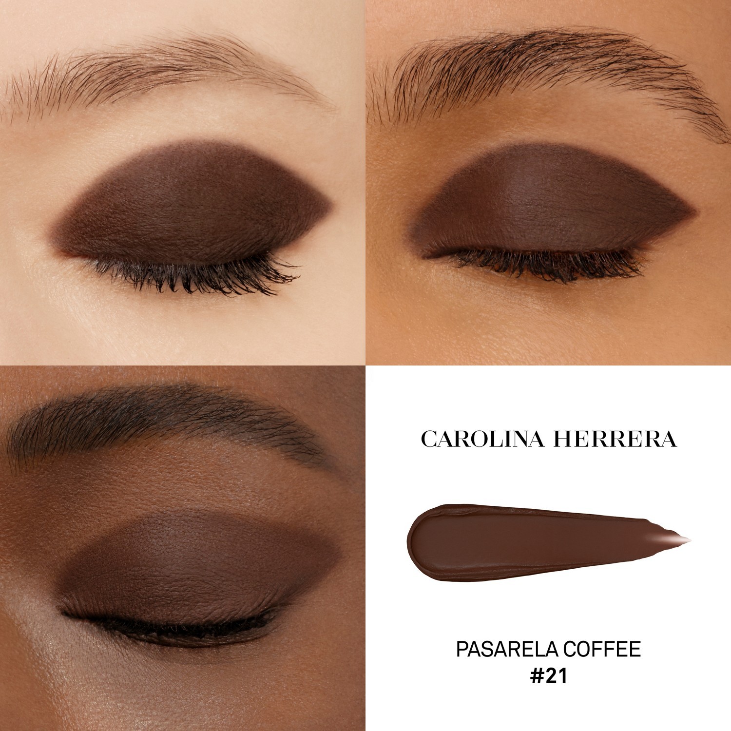 Тени для век chic stick Carolina Herrera, 21 - pasarela coffee, вес 1.4 гр. — фото 3