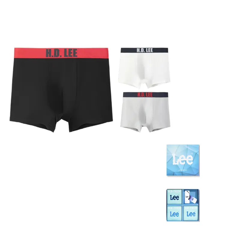 

Мужские трусы-боксеры Lee, светло-серый