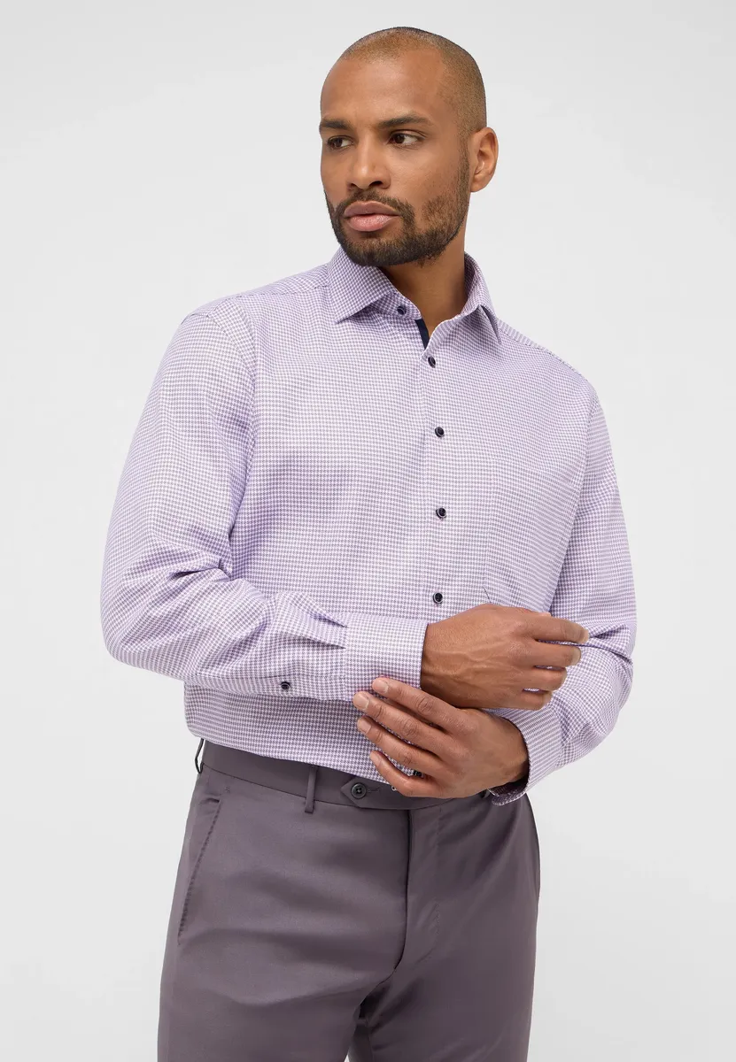 

Рубашка Eterna с длинными рукавами "COMFORT FIT", розовый