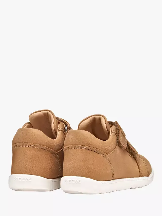 Детские кроссовки Baby Macchia Mid-Cut First-Steps Trainers, цвет виски Geox — фото 4