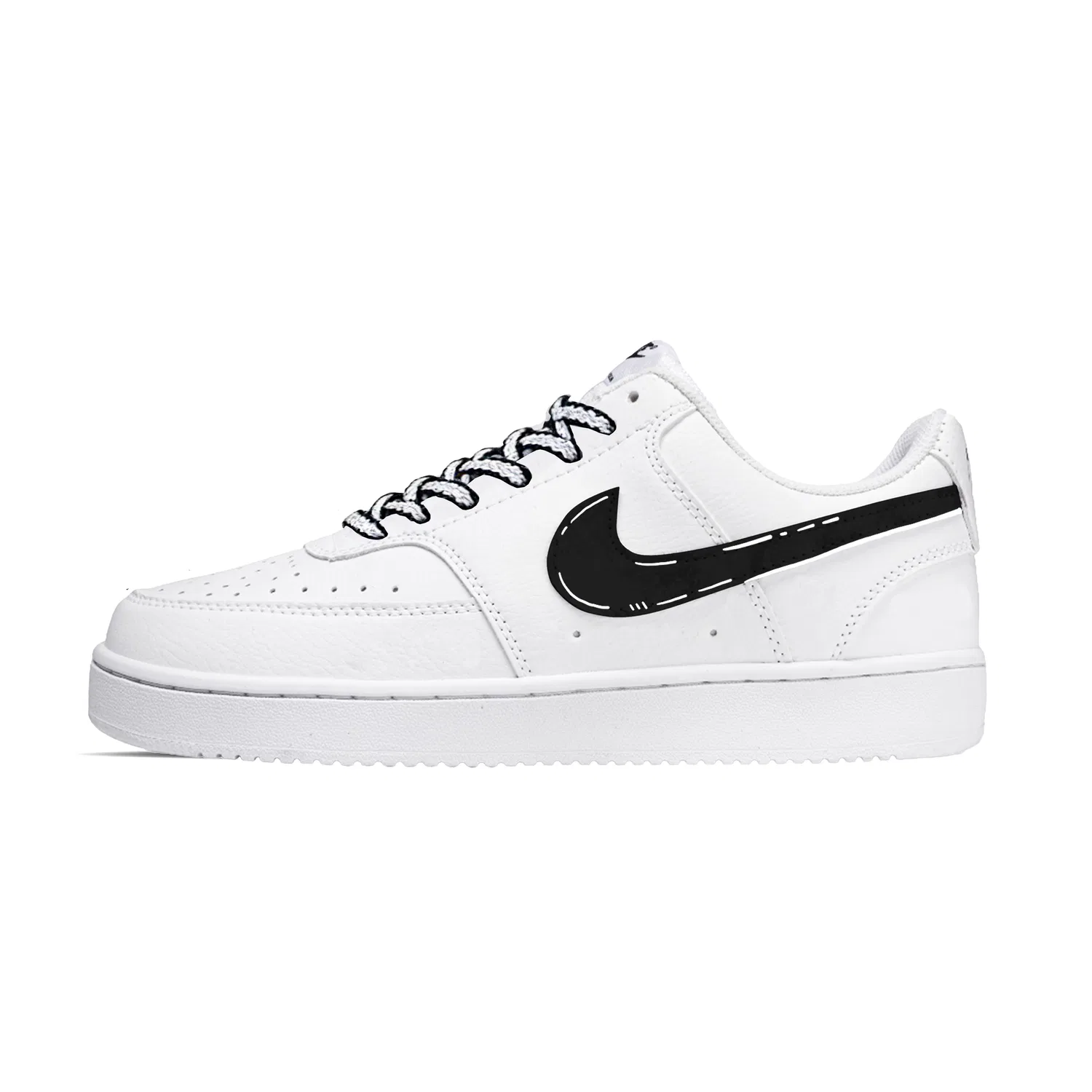 Кроссовки для скейтбординга с рисунком Nike Court Vision 1 White
