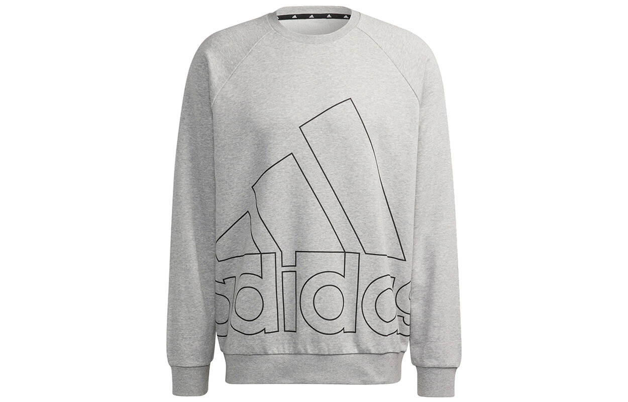 

Толстовка мужская светло-серая Adidas, серый
