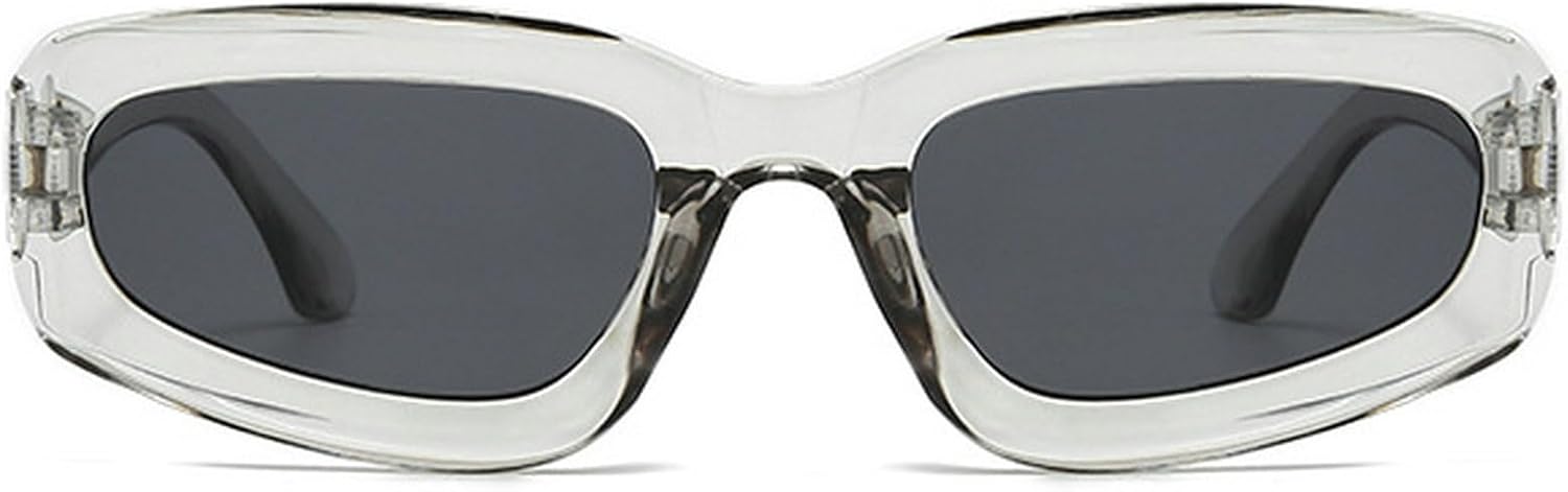 

Ретро-солнцезащитные очки «кошачий глаз» для женщин, модные квадратные солнцезащитные очки в винтажном стиле, маленькая оправа, солнцезащитные очки в стиле 90-х, защита от УФ-излучения mincl, Gray