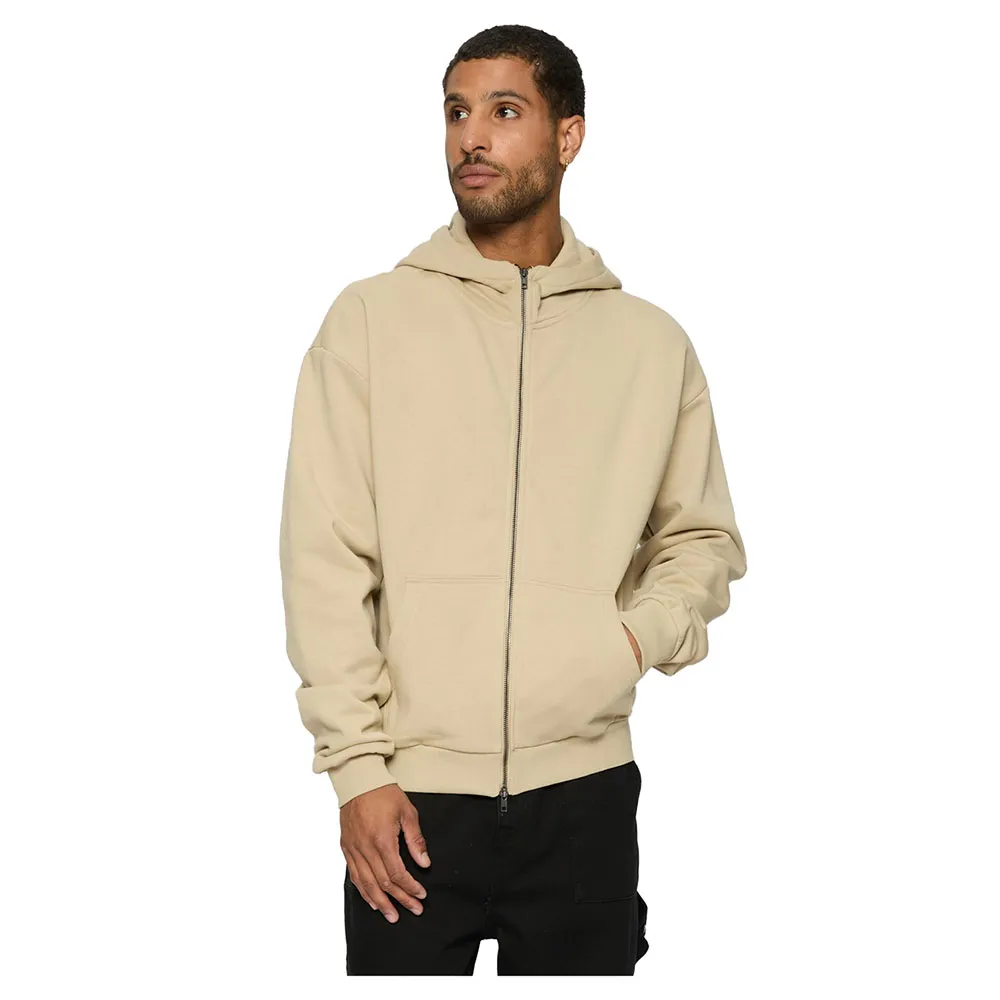 

Толстовка Urban Classics High Neck full zip, бежевый