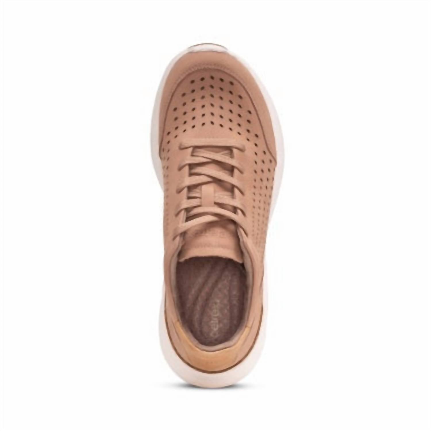 Женские кроссовки Laura Lace Up в цвете Almond Aetrex — фото 4
