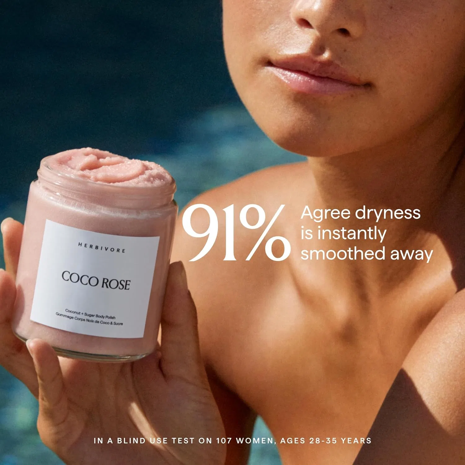 Скраб для тела и крем Coconut Oil Body Polish & Cloud Milk от HERBIVORE BOTANICALS, набор 2 предмета, 14 унций — фото 4