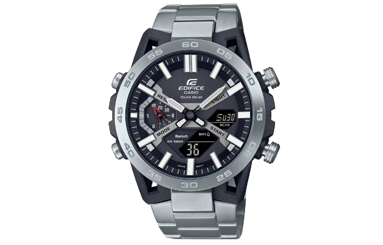 

CASIO Часы Men EDIFICE Black Watch ECB-2000D-1A, Black Dial