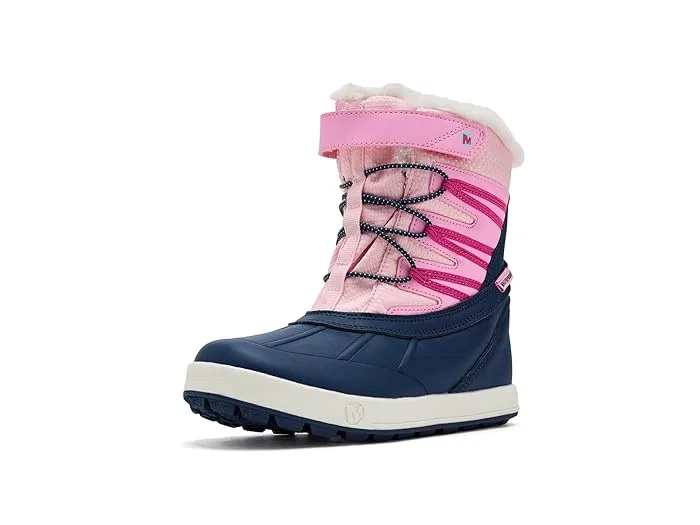 Ботинки водонепроницаемые Snow Bank 5.0 Merrell Kids, Navy/Pink — фото 2