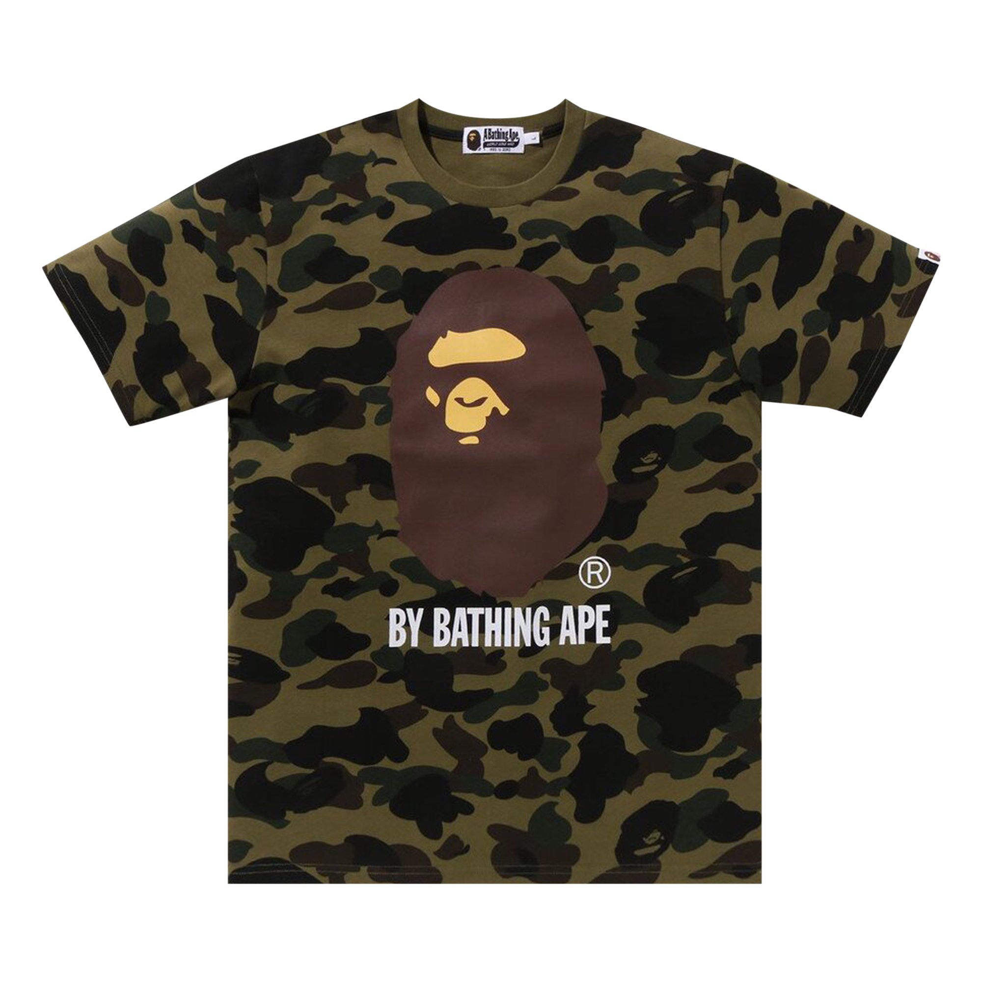 

Футболка BAPE 1st Camo By Bathing Ape, зеленая, Зеленый, Футболка BAPE 1st Camo By Bathing Ape, зеленая