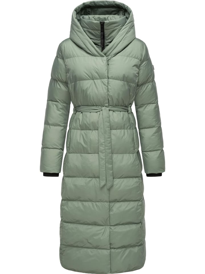 

Пуховик ragwear Niara Long, цвет dusty green