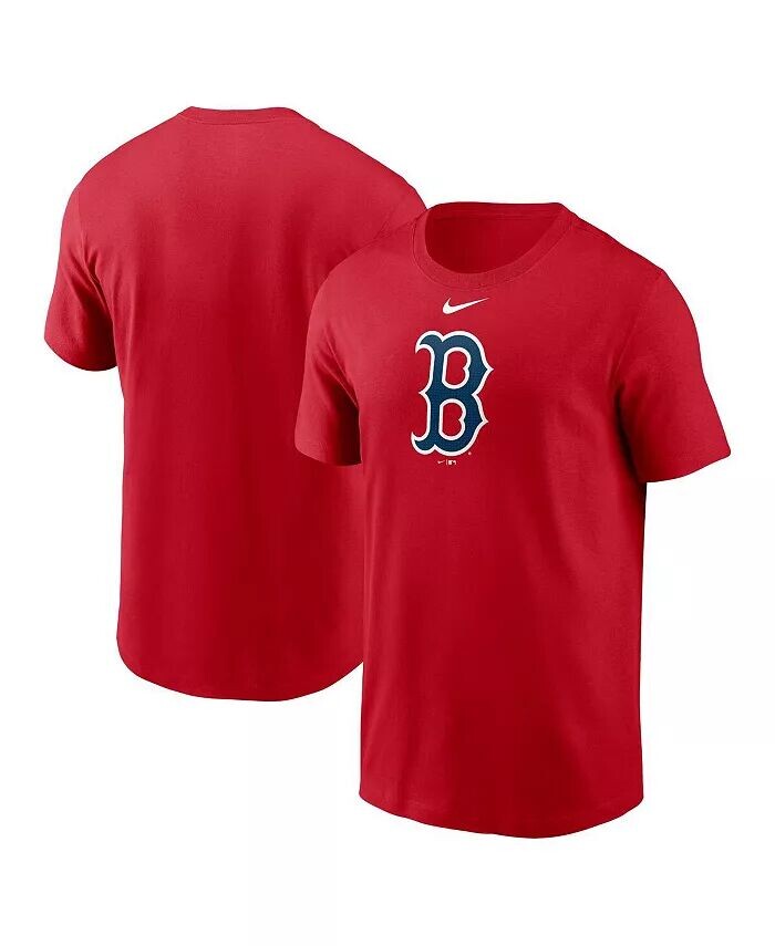 

Мужская красная футболка с логотипом Boston Red Sox Fuse Nike, красный