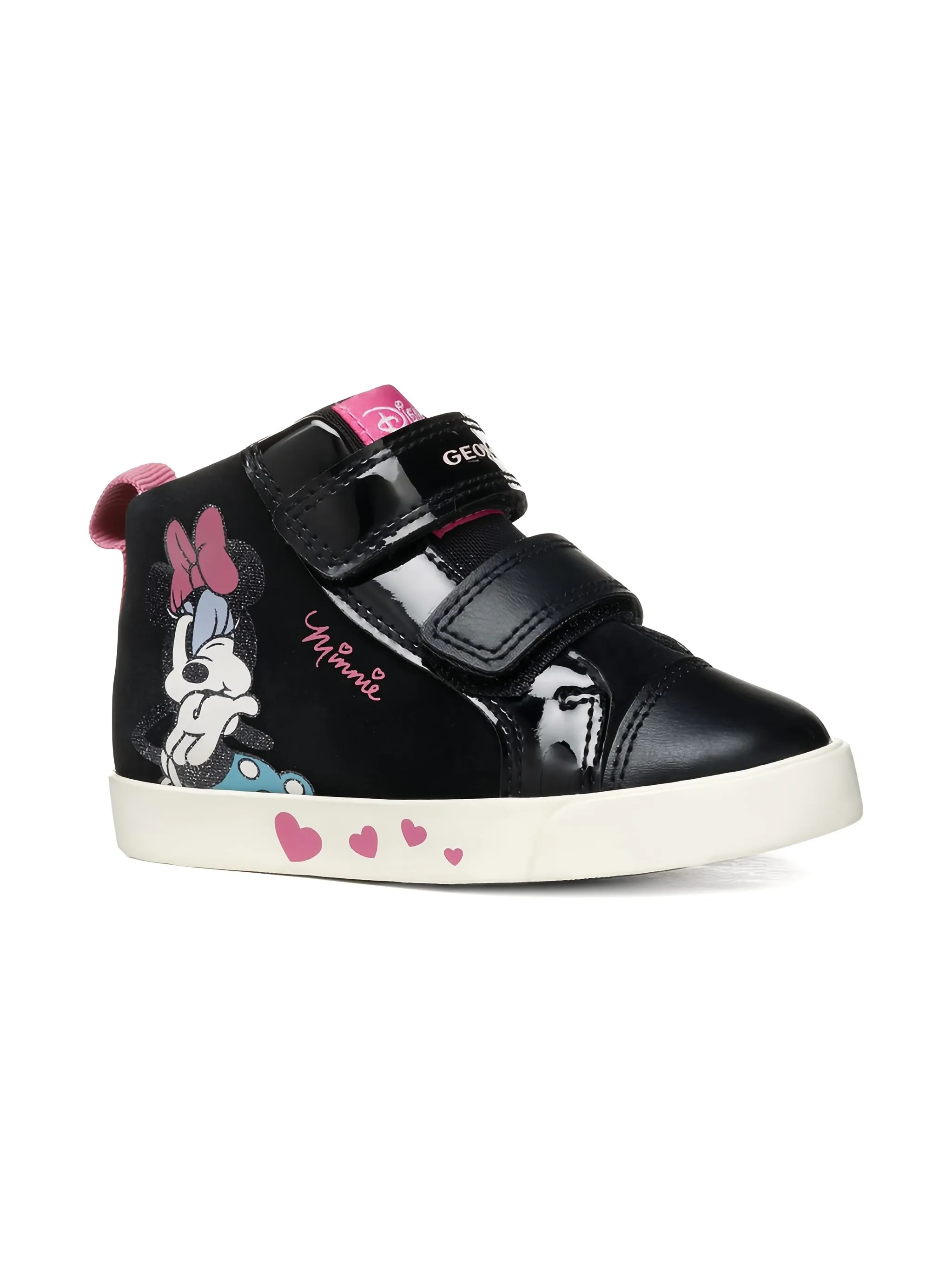 Высокие кроссовки Kilwi Minnie Geox Kids, черный — фото 2