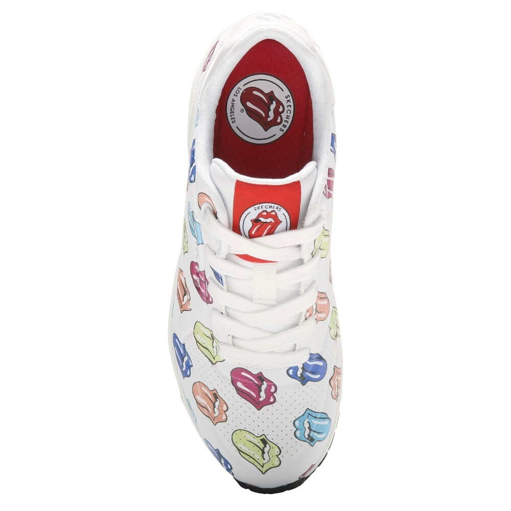 Женские кроссовки Rolling Stones Street Uno Skechers, белый — фото 4