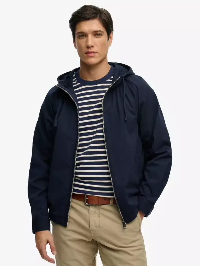 Куртка на молнии Superdry, Washed Navy