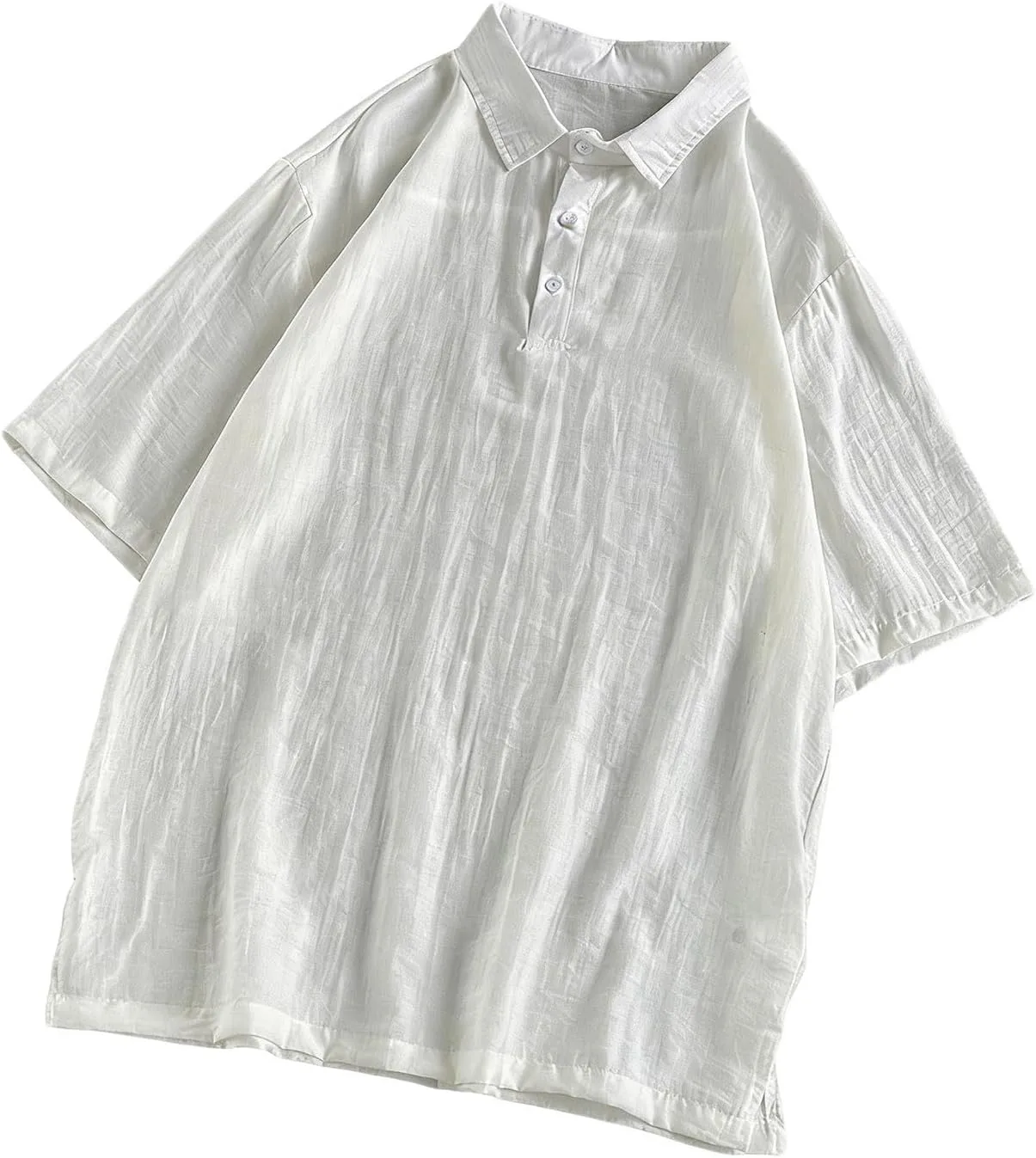 

Мужская рубашка поло с коротким рукавом и отложным воротником kuweot