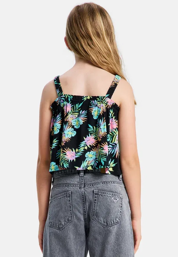 Блуза Roxy Tropical Träger, черный — фото 3