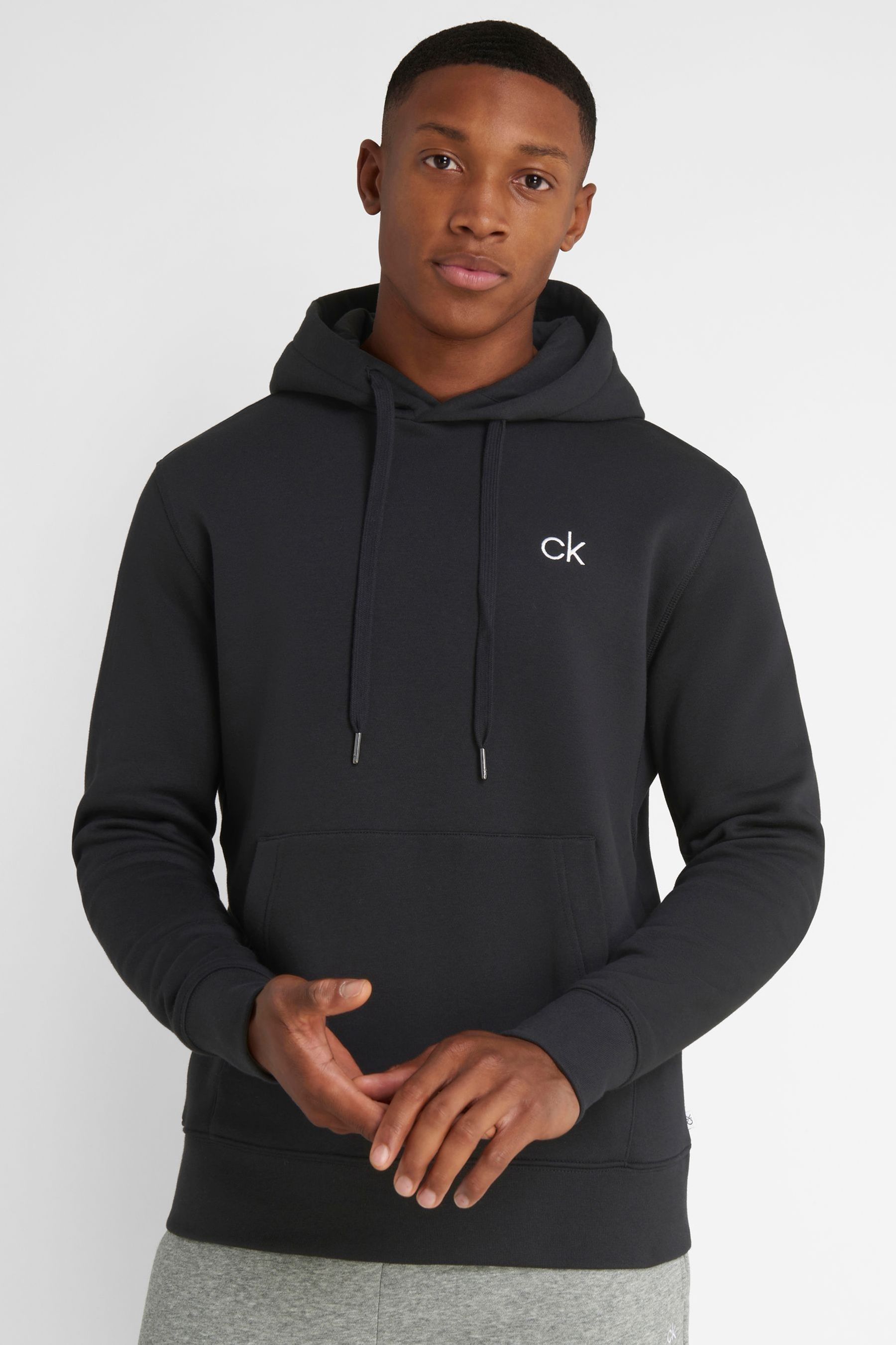 

Толстовка с капюшоном Планета Calvin Klein, черный