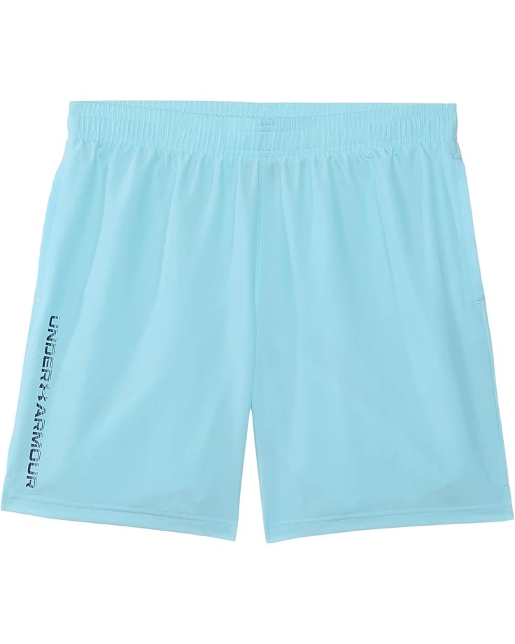 

Шорты Under Armour Kids Tech Woven Workmark Shorts, цвет Stream/Midnight Navy