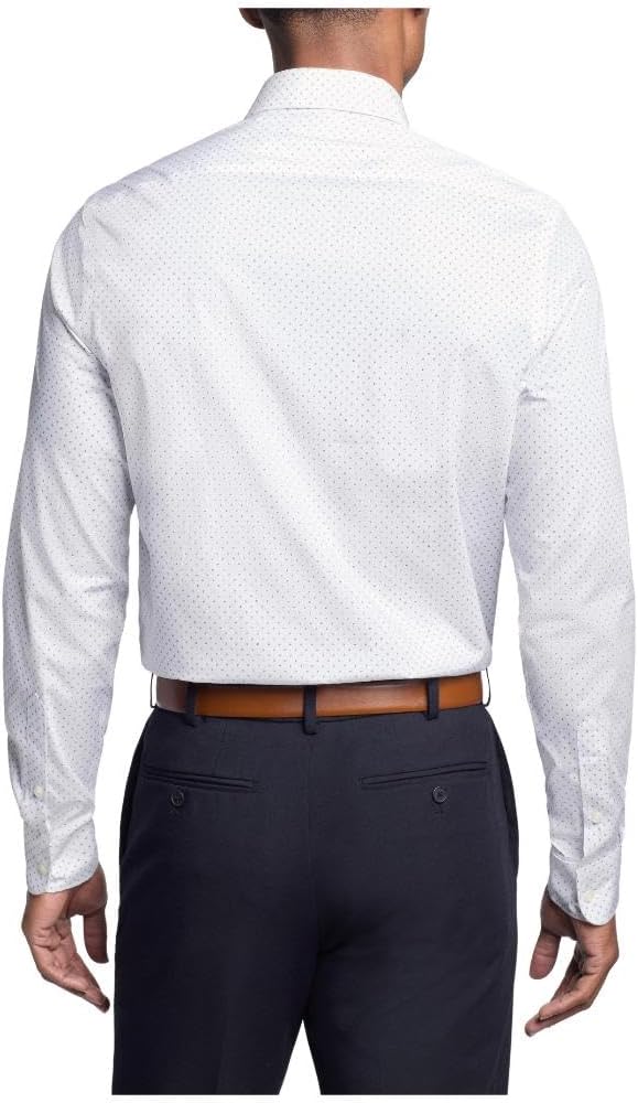 Мужская рубашка Tommy Hilfiger Regular Fit на пуговицах, белый — фото 2