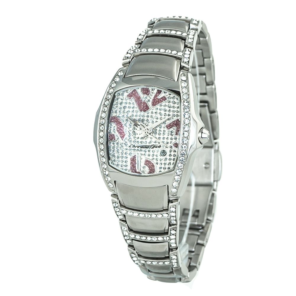 

Серебряные часы из нержавеющей стали Chronotech