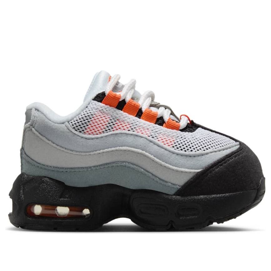 Кроссовки (PS) Nike Air Max 95 OG 'Bright Mandarin' 2025, белый — фото 2