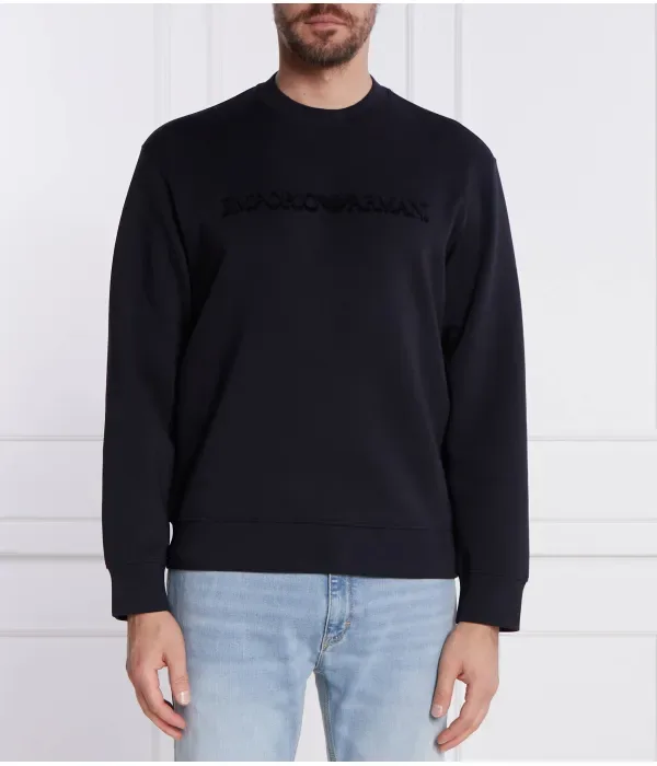 Толстовка comfort fit Emporio Armani, черный