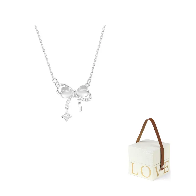 

Asia Star Колье из сплава циркония и стекла с эффектом кошачьего глаза на цепочке из стерлингового серебра 925 пробы и серебра 999 пробы для женщин