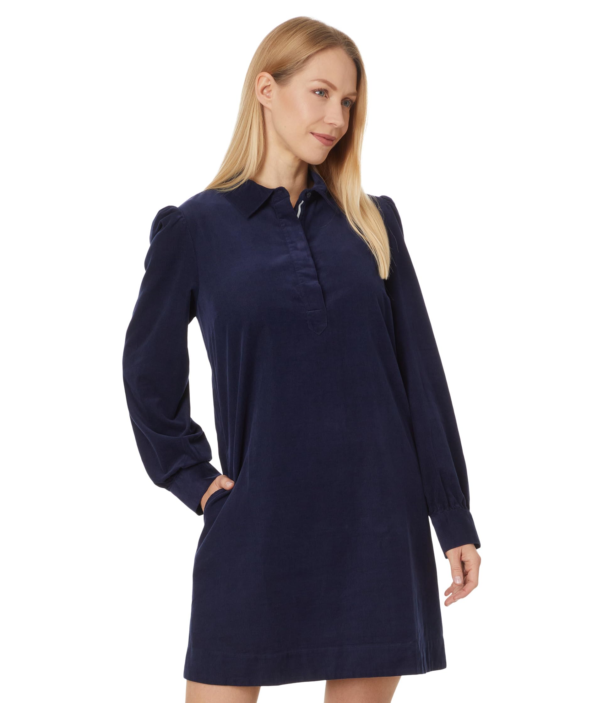 

Платье Vineyard Vines Cord Popover Dress, цвет Nautical Navy