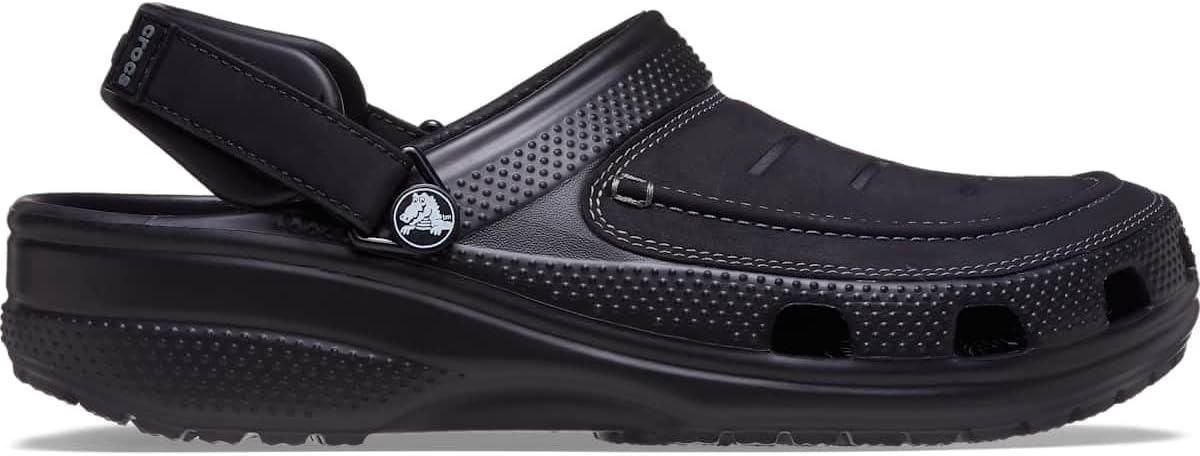 Мужские сабо Crocs Yukon Vista Ii Literide, черный/серый — фото 2