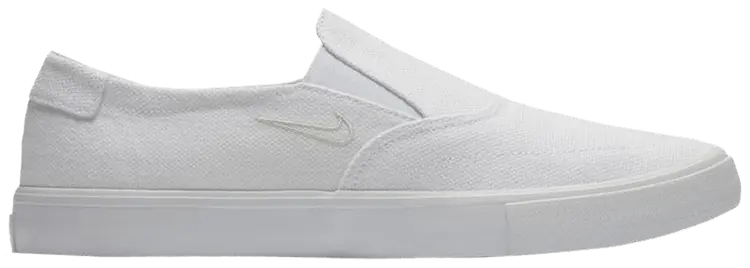 

Кроссовки Nike Portmore 2 Solarsoft Slip On Canvas SB 'White', белый