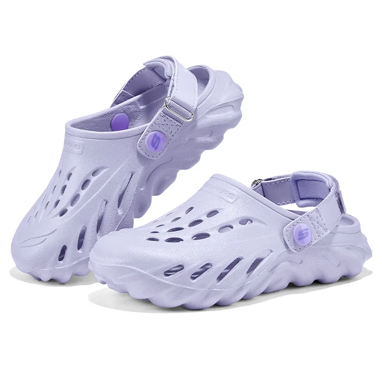 Сандалии детские на низком ходу Skechers Kids FOAMIES GIRLS коралловые — фото 4