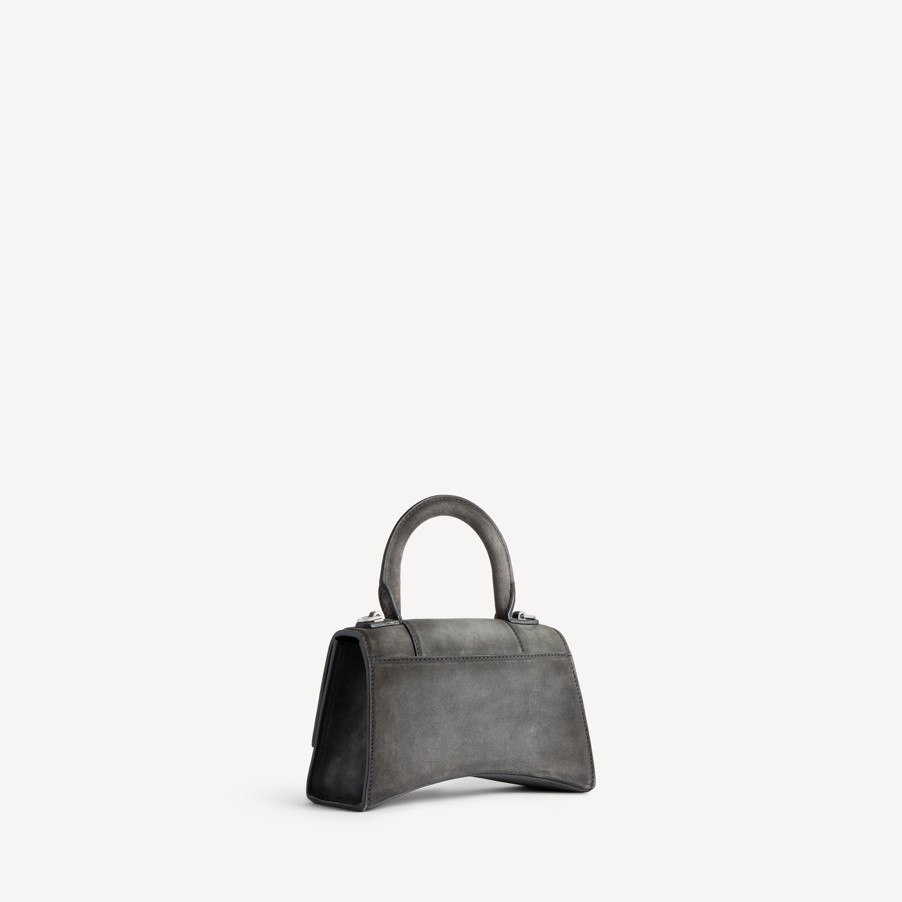 Женская сумка hourglass xs в цвете «грозовой серый» BALENCIAGA, грозовой серый — фото 3
