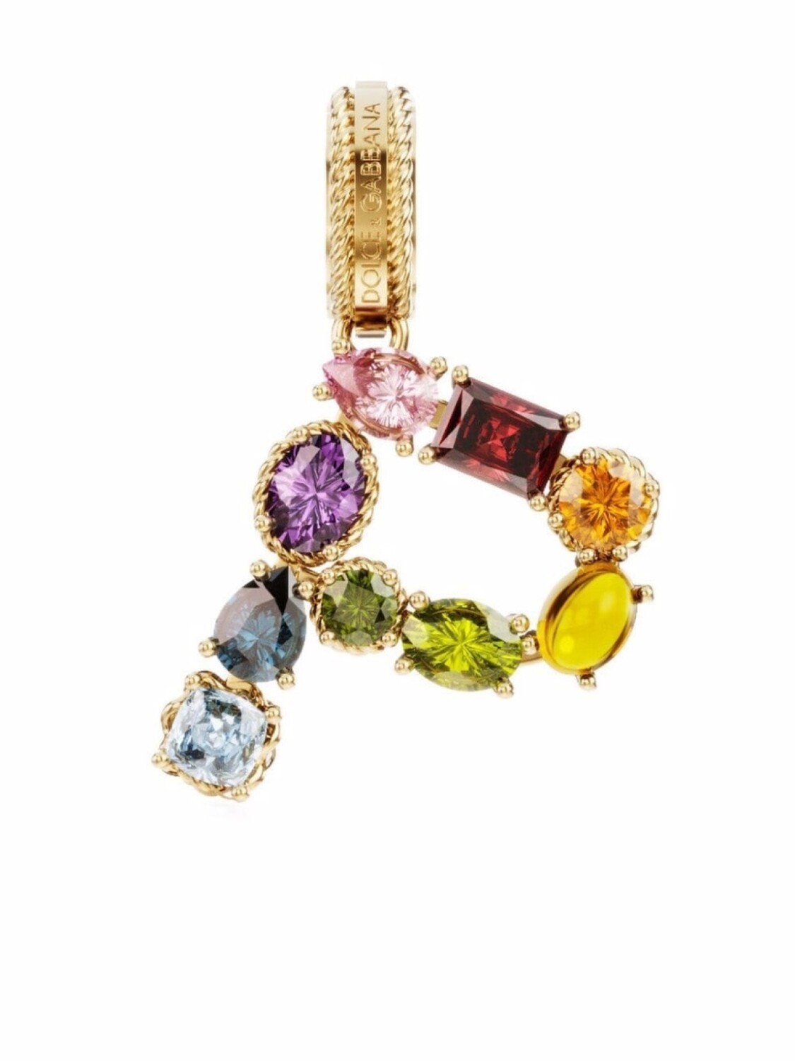

Подвеска из желтого золота с камнями Dolce & Gabbana, золотой