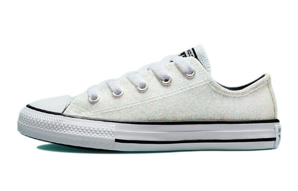 Кроссовки chuck taylor all star low 'winter glitter' Converse, серебряный — фото 2