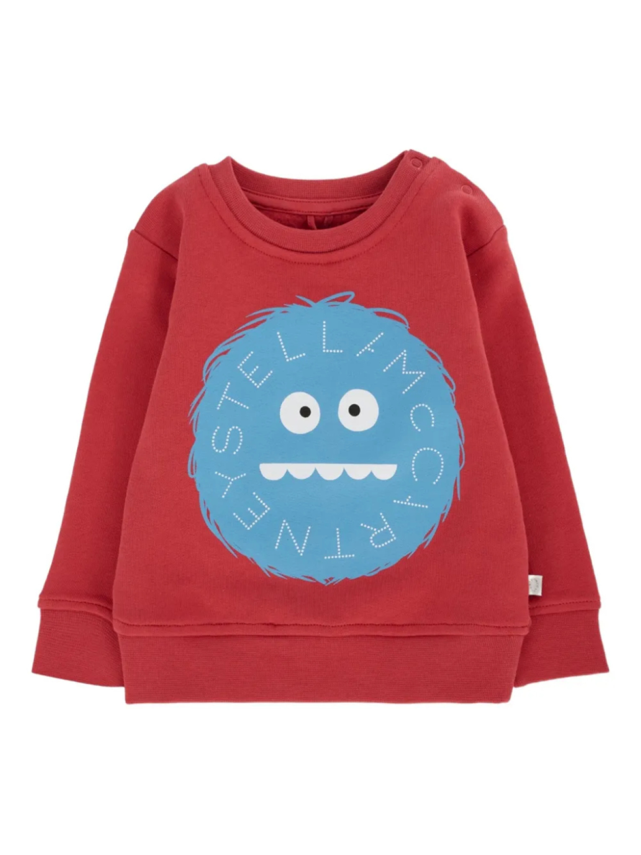 

Толстовка Stella McCartney Kids с принтом монстров, красный