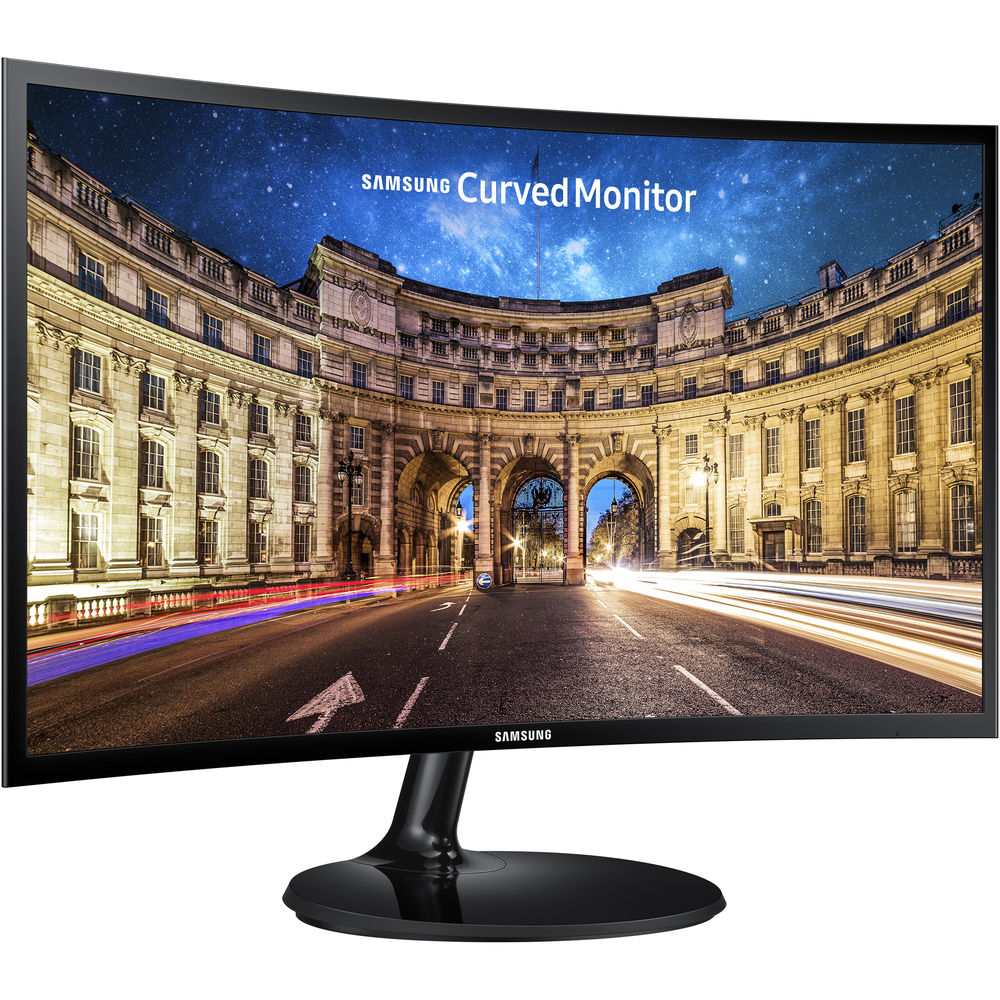 

24-дюймовый изогнутый ЖК-монитор Samsung серии 390 C24F390 с соотношением сторон 16:9 и технологией FreeSync