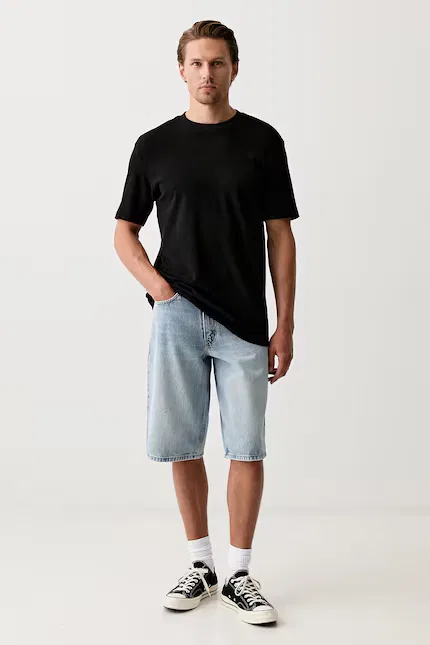 Шорты джинсовые 470 багги Levi's, синий — фото 2