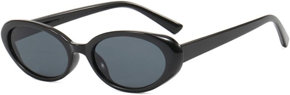 

Солнцезащитные очки MUTYNE в маленькой оправе овальной формы для женщин и мужчин, модные, разноцветные, с защитой от УФ-излучения UV400, градиентные очки для женщин, Black-black